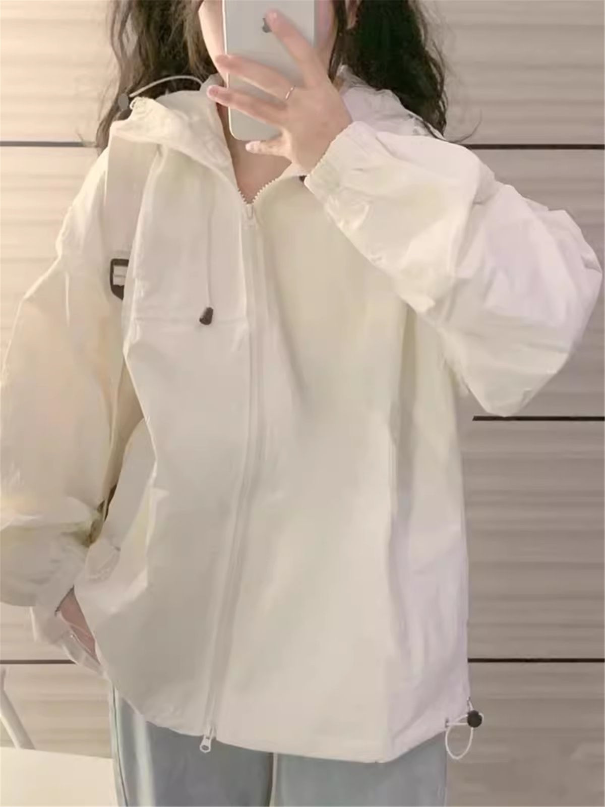 冰丝防晒衣女夏季2025新款宽松薄款开衫防紫外线小个子冲锋衣外套